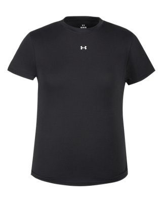 Under Armour Motion Fitted Kurzarm-Oberteil für Damen Ultimate Schwarz / Weiß M