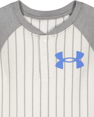 Комбинезоны Under Armour UA Baseball Shortall для мальчиков-малышей, цвет: Серый / Синий — фото 2