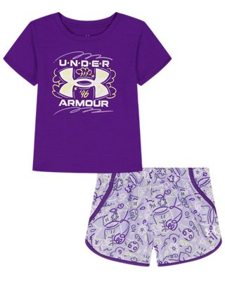 UA Printed Woven Toddler Girls’ Shorts Set