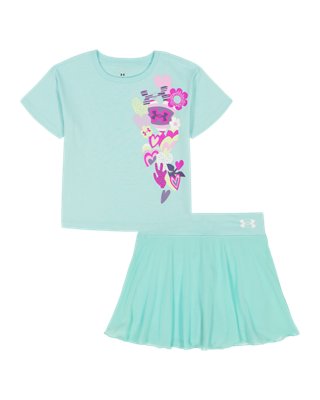 UA Stretch Mesh Little Girls’ Skort Set