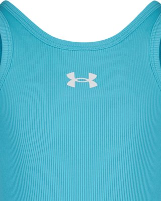 Комбинезон Under Armour UA Runsie Romper для девочек, цвет: Синий / Белый — фото 2