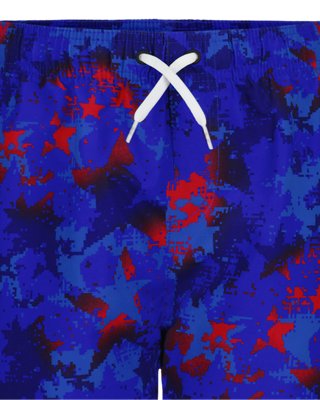 Пляжные шорты UA Digistar для детей — Under Armour, цвет: Королевский синий / Белый — фото 2