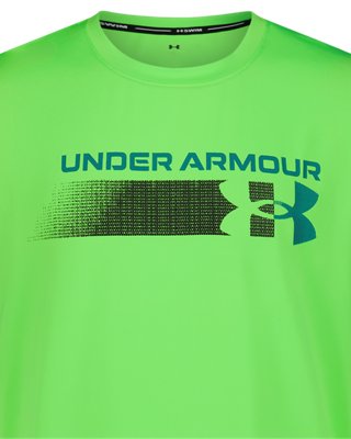 Рубашка Under Armour UA Warp Surf Shirt для мальчиков, цвет: Зелёный / Чёрный — фото 2