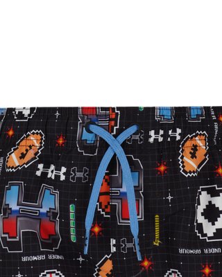 Пляжные шорты UA Gamer Mode для детей — Under Armour, цвет: Чёрный — фото 2