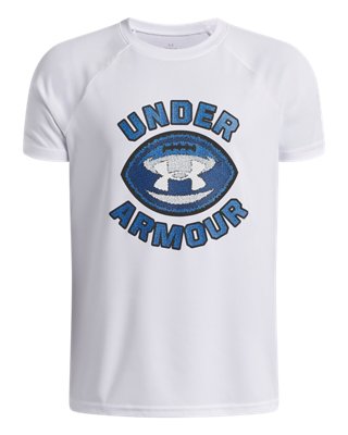UA Tech Chenille Football Boys' Short Sleeve