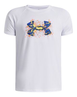 UA Slam Logo Boys' Short Sleeve