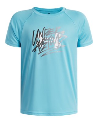 UA Script Logo Boys' Short Sleeve