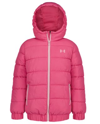 UA Prime Girls' Hooded Puffer Jacket