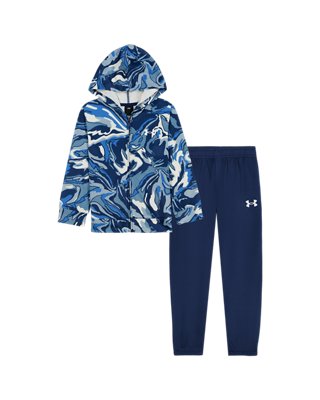 UA Armour Printed Little Boys' Full-Zip Hoodie Set