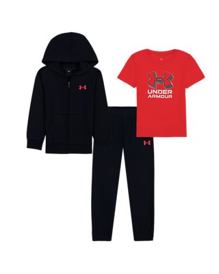 UA 3-Piece Infant Boys' Full-Zip Hoodie Set