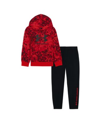 UA Rival Print Little Boys' Hoodie Set