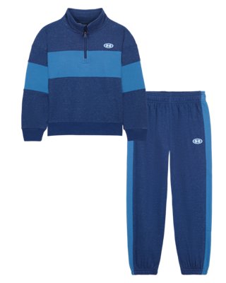 UA Colorblock Little Boys' ¼ Zip Set