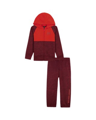 UA Colorblock Toddler Boys' ¼ Zip Set