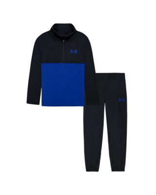 UA Tech Little Boys' ¼ Zip Set