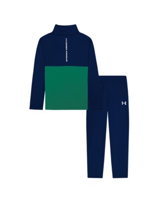 UA Tech Little Boys' ¼ Zip Set