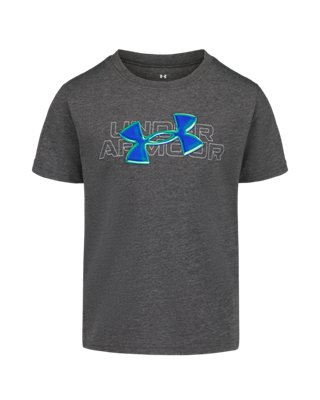 UA Puff Chrome Logo Little Boys' Short Sleeve