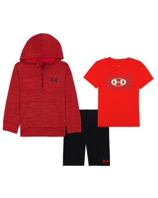 UA 3-Piece Little Boys' Hoodie Set