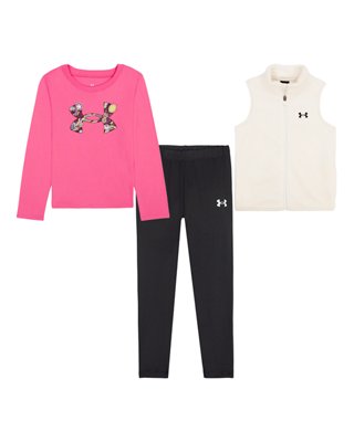 UA Sherpa Toddler Girls' 3-Piece Vest Set