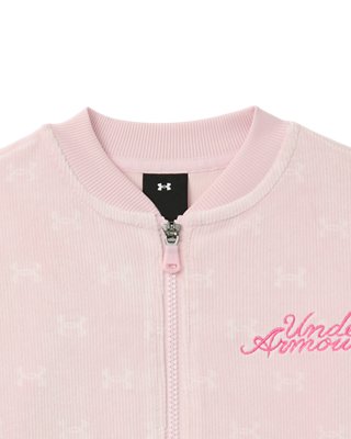 UA Rib Velour Bomber - thumbnail 2