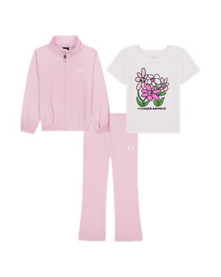 UA Stretch Jersey Little Girls' 3-Piece Set