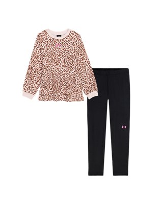 UA Printed Fleece Peplum Toddler Girls' Set