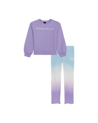 UA Ombre Crewneck Set Little Girls' Set