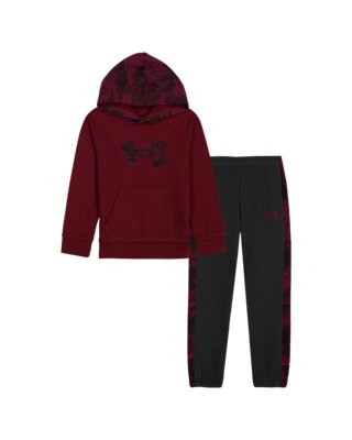 Комплекты Under Armour UA Raglan Camo Fleece Set для мальчиков, цвет: Красный