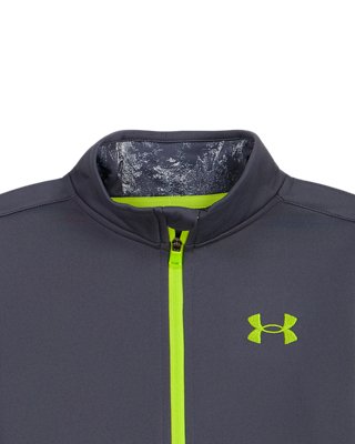 Комплекты Under Armour UA Fleece ½ Zip Set для мальчиков-малышей, цвет: Серый / Зелёный — фото 2