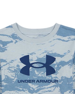 Комплекты Under Armour UA Mountain Camo Set Set для мальчиков, цвет: Синий туманный / Тёмно-синий — фото 2