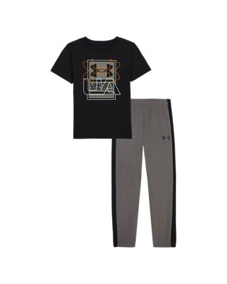 UA Logo Sign Little Boys' Joggers Set