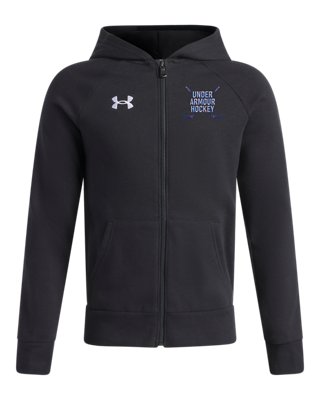 UA Rival Fleece Hockey Boys’ Full-Zip Hoodie from Under Armour - $50
