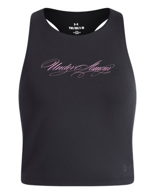 UA Motion Foil Girls’ Crop Tank from Under Armour - $40