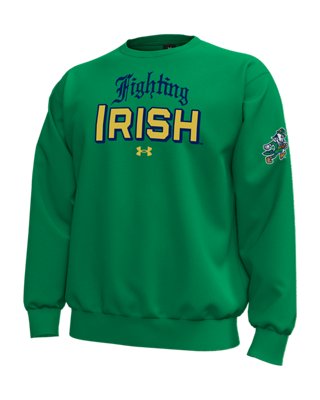 UA Icon Fleece Collegiate 'Irish Wear Green' Men's Crew