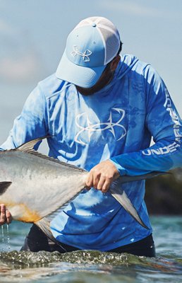 under armour button up fishing shirt