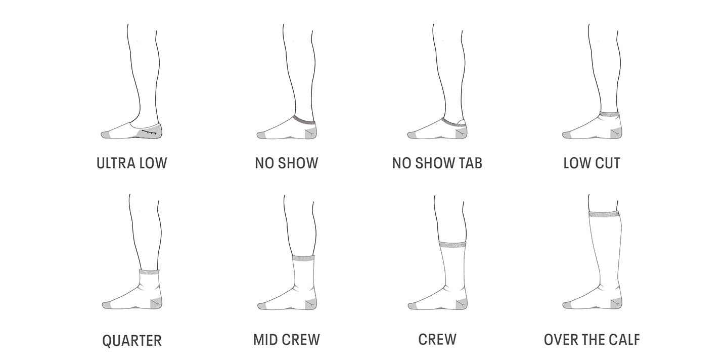Under armour sock size chart discount