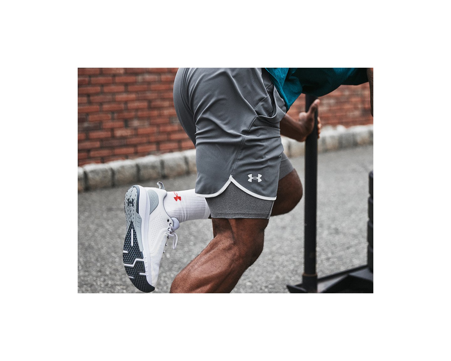 Under Armour Stretch Woven Shorts Halo Gray/Metallic Solder