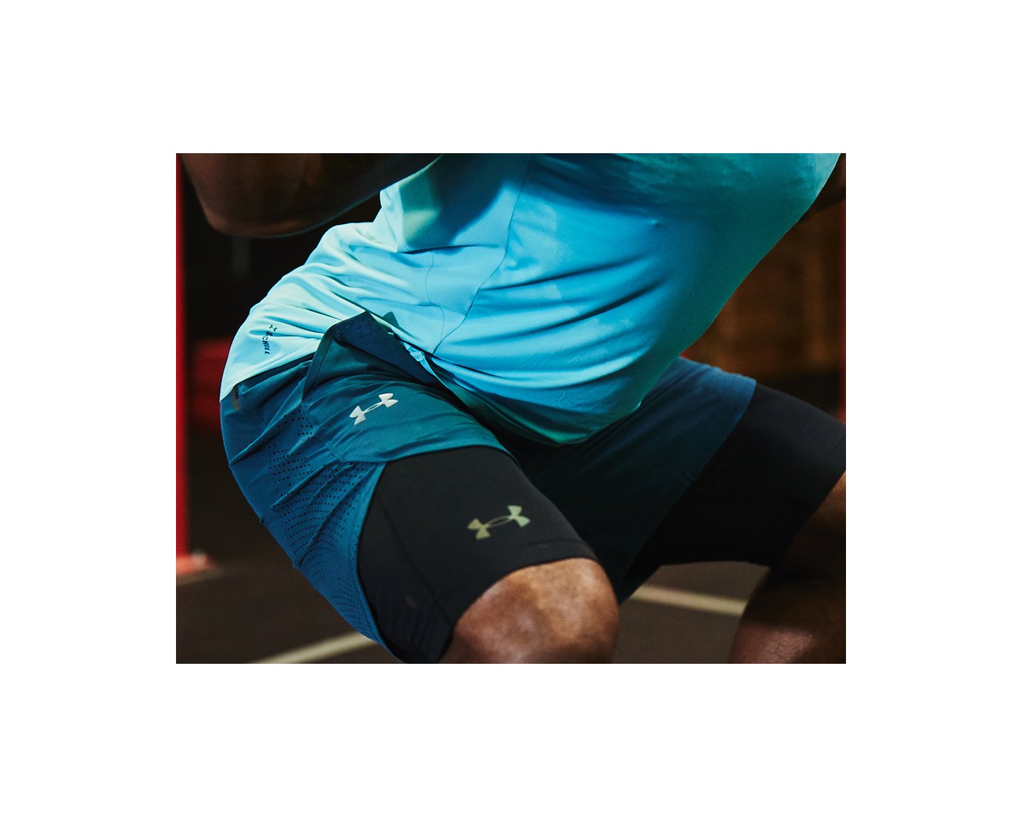 Bermuda Under Armour Vent De Compressão Run Fitness 1253735 UNDER