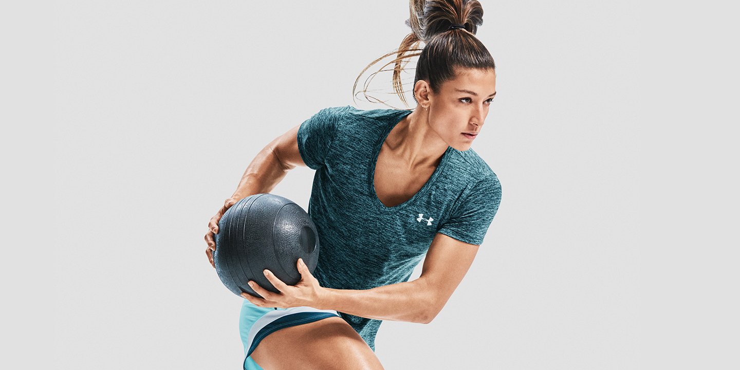 Remera de Mujer Under Armour Tech Twist - Púrpura — Stadium Sport