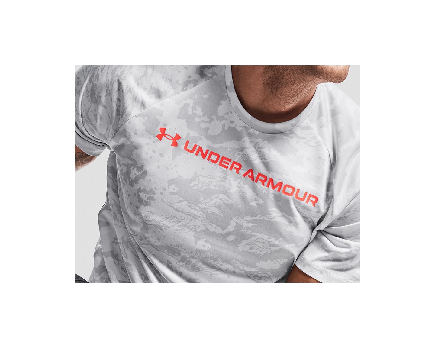 Under Armour - Tee Shirt 1326413 Rouge Fluo 