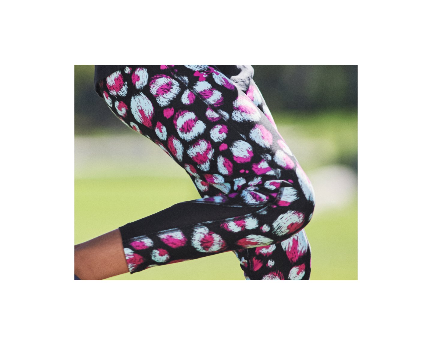Girls' HeatGear® Armour Printed Ankle Crop