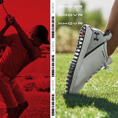 Under Armour UA HOVR Drive Spikeless Golf Shoes - Mod Gray/Academy (WEB  ONLY) - Riverside Golf