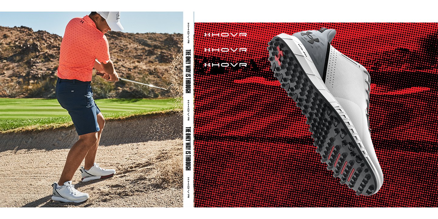 Under Armour UA HOVR Drive Spikeless Golf Shoes - Mod Gray/Academy (WEB  ONLY) - Riverside Golf