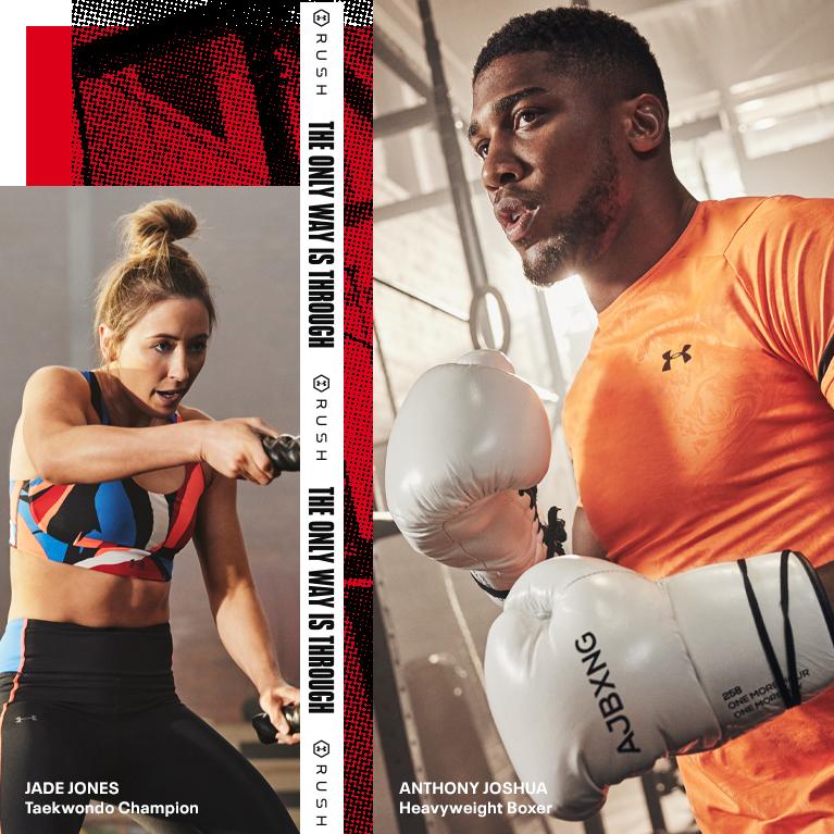 Kleuterschool Zij zijn Allergie AnthonyJoshua & Jade Jones | UA Rush Collection | Under Armour