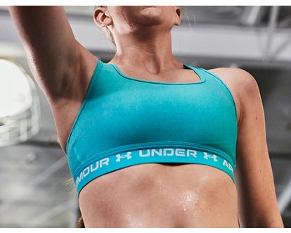 Under Armour Mid Crossback, Light and Breathable High Support