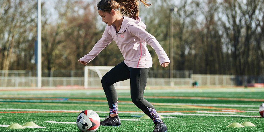 Under armour football girls clearance