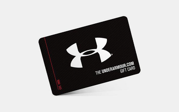 Under armour gift cards deals