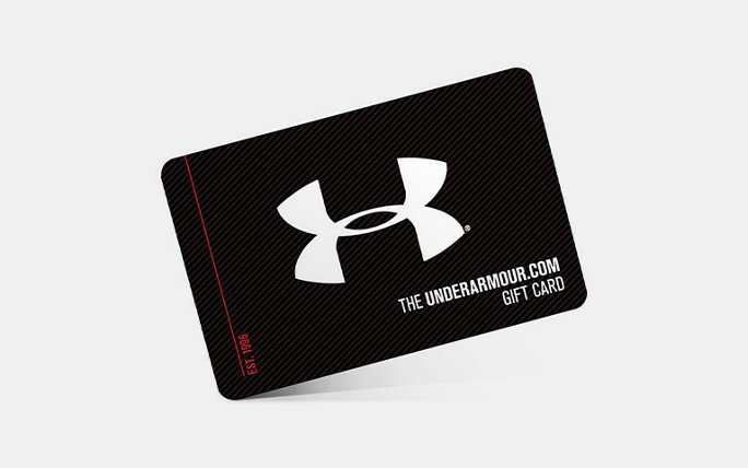 Under armour gift clearance card near me