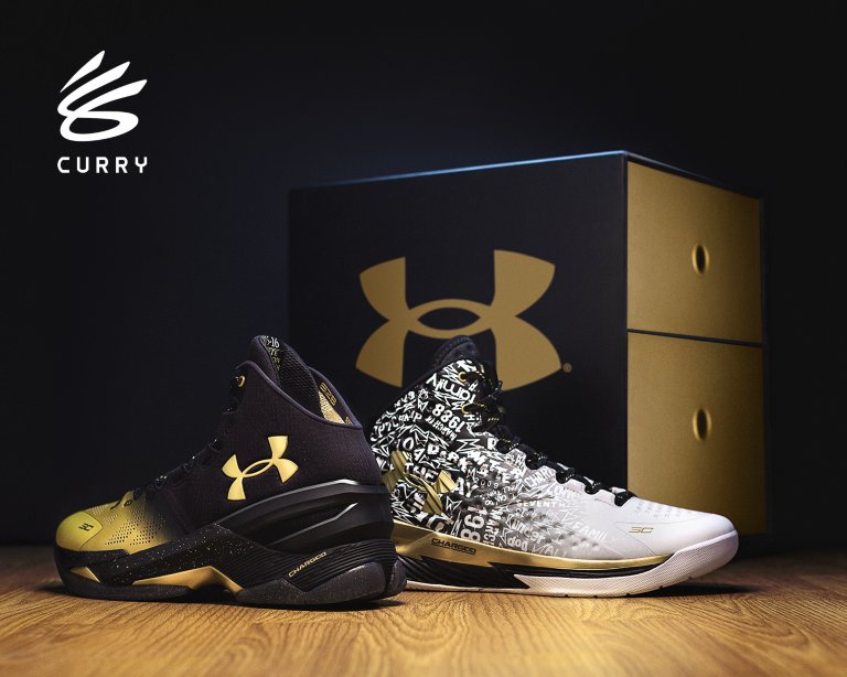 Unisex Curry 1 + Curry 2 Retro 'Back-to-Back MVP' Pack Basketball 