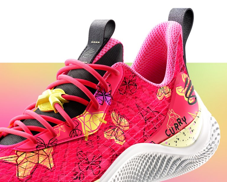 Unisex Curry Flow 10 'Unicorn & Butterfly' Basketball Shoes 