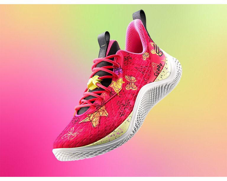 Unisex Curry Flow 10 Unicorn Butterfly Basketball Shoes